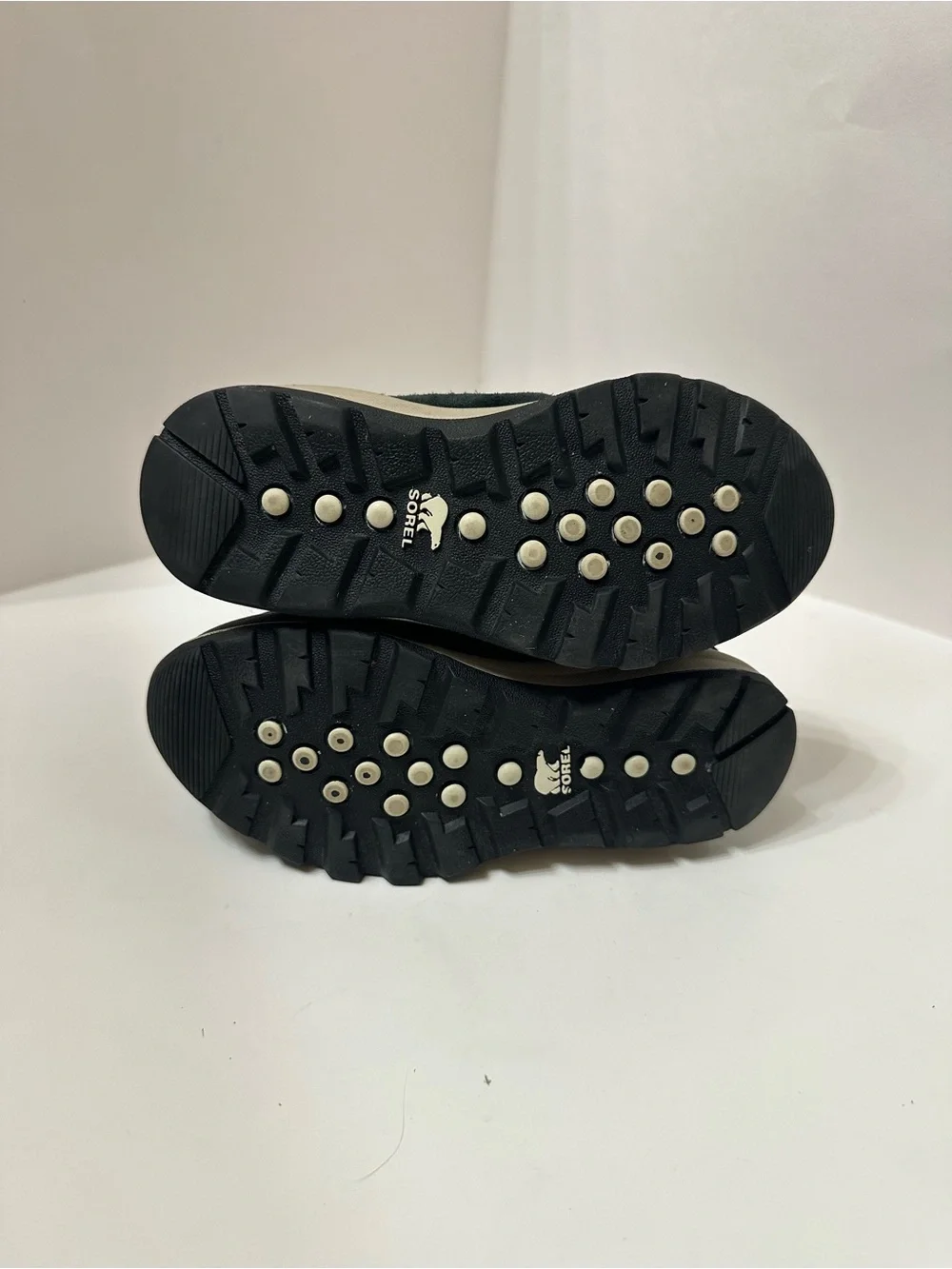 Sorel Explorer Joan Kids Suede Winter Boots Black Size 11 (EU 28)